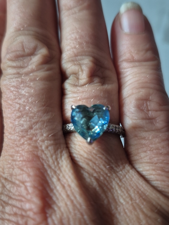 Jewelry - STERLING TURQUOISE HEART RING